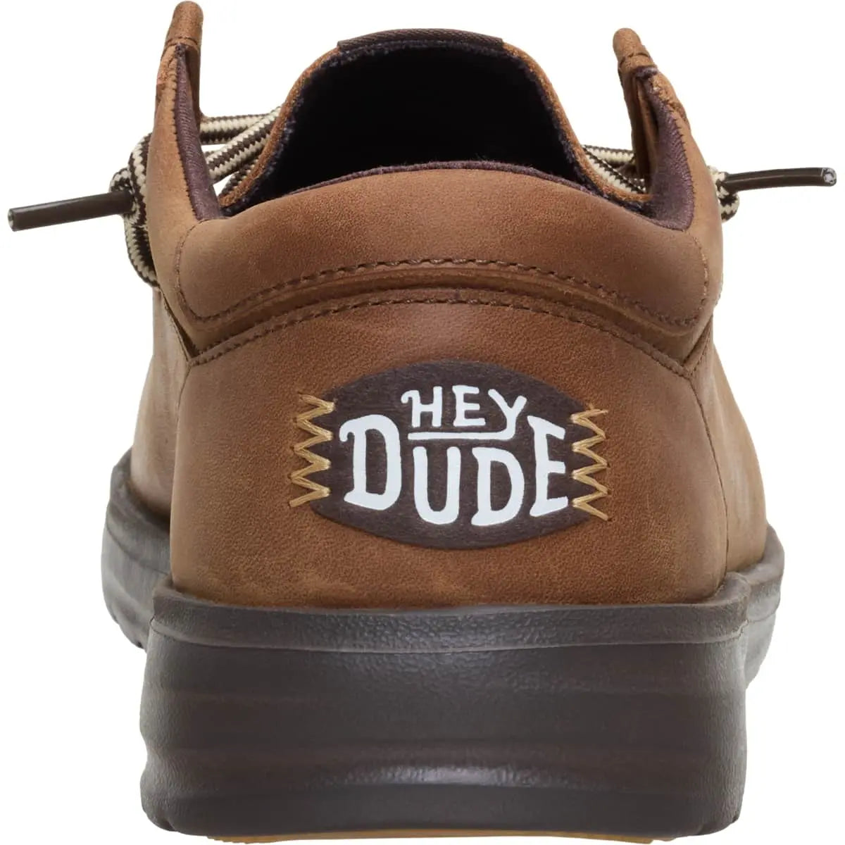 HEYDUDE Paul Full Grain Leather - Comfortable Slip on Shoes for Men
