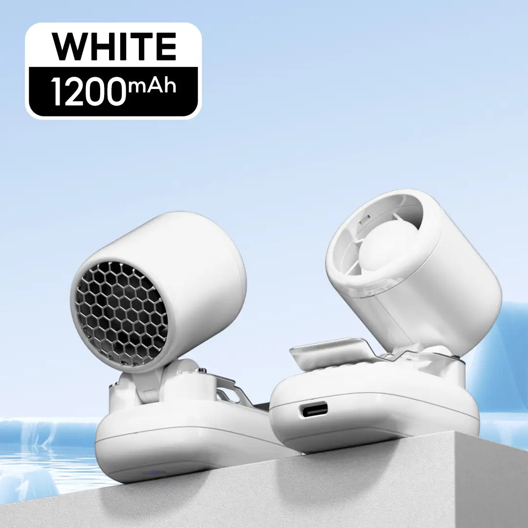 Yodevoe USB Rechargeable Handheld Fan, Portable Cooling Fan, 90° Adjustable Clip-On Fan, Mini and Compact, Suitable for Outdoor Sports and Travel.