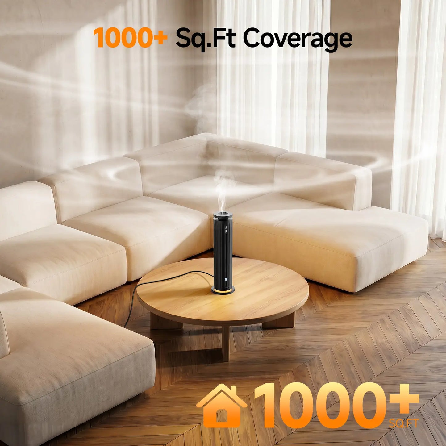 [Mother'S Day Gift] FEPPO Waterless Diffuser - Cold Air Waterless Essential Oil Diffuser Starter Kit with 5X20Ml Ho #Summervibestel Scent Oils, Quiet Smart Scent Diffuser, 6 Intensity, Timer, 1000 Sq. Ft for Home, Office, Hotel, Yoga