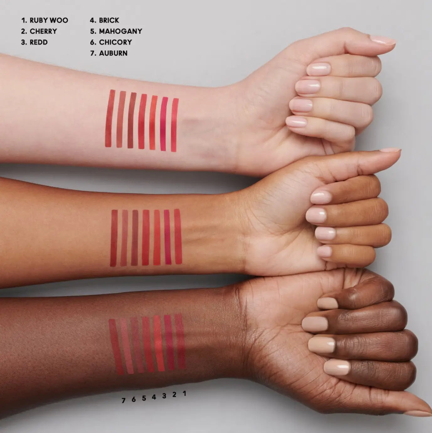 MAC Ruby Woo Lip Trio