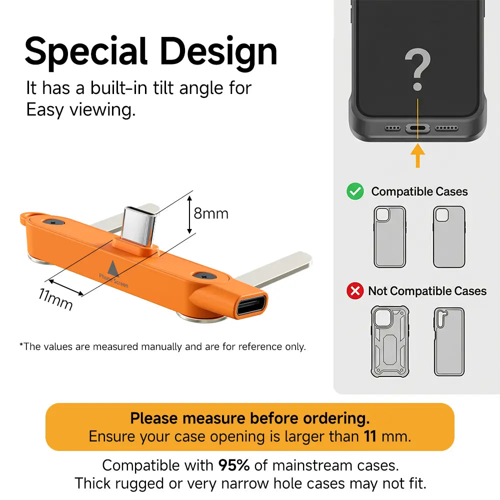 [March Warranty] Basemo New Upgraded 240W Super-Fast Charger with Detachable 2-In-1 360° Invisible Stand, Zinc Alloy & Silicone Type-C 1.5Rice Cable – Ideal for Gaming, Office, Car Use, and Travel – Compatible with Apple and Samsung Devices