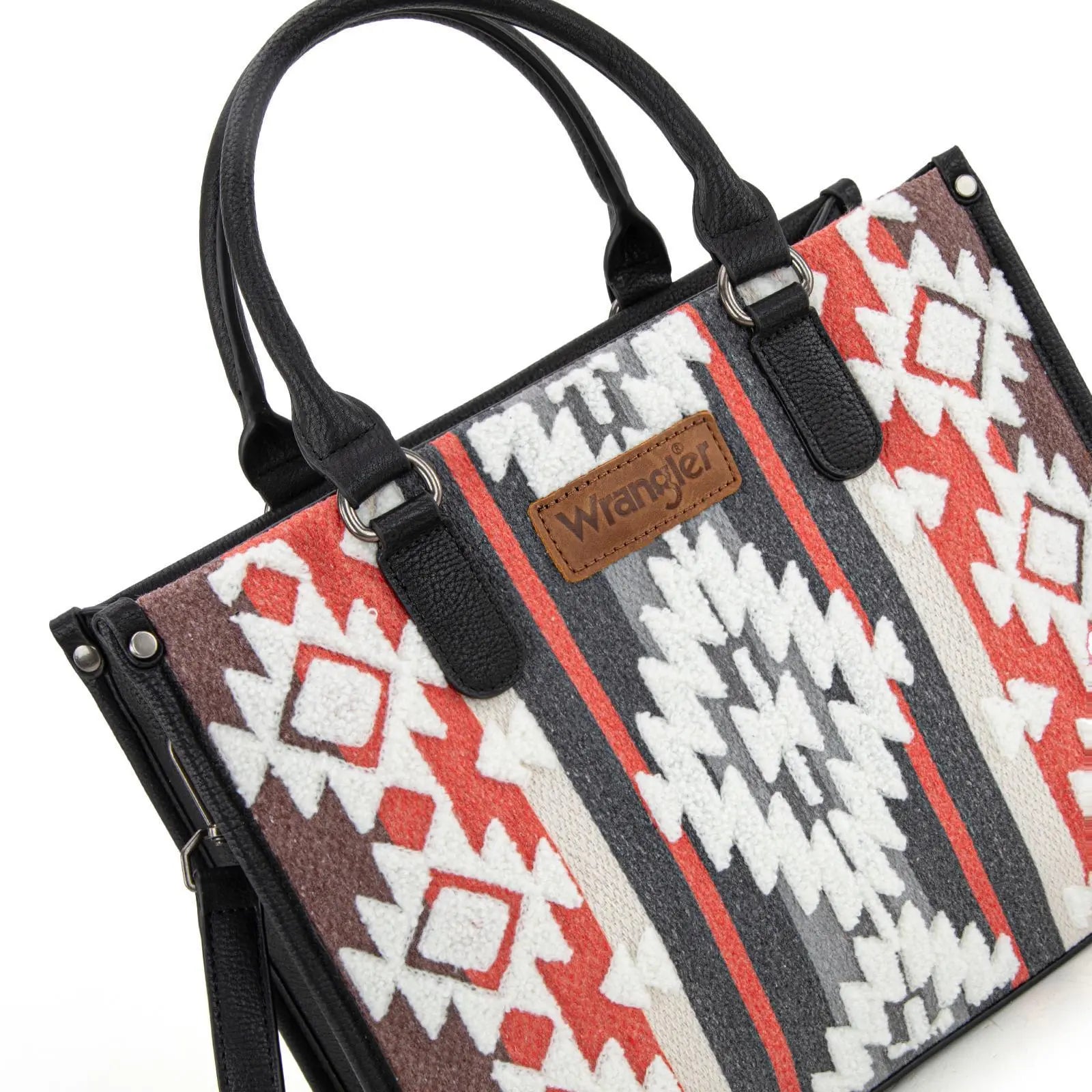Wrangler Tote Bag for Women Large Purses and Handbags Aztec Top-Handle Bags