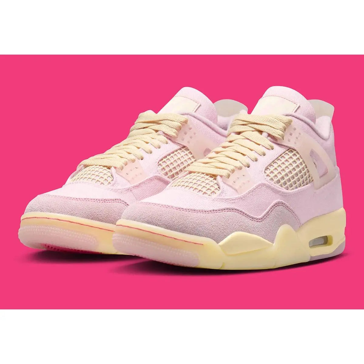Women'S Air Jordan 4 Retro "Iced Carmine" Pink IB6716-600 Fashion Athletic Sneaker