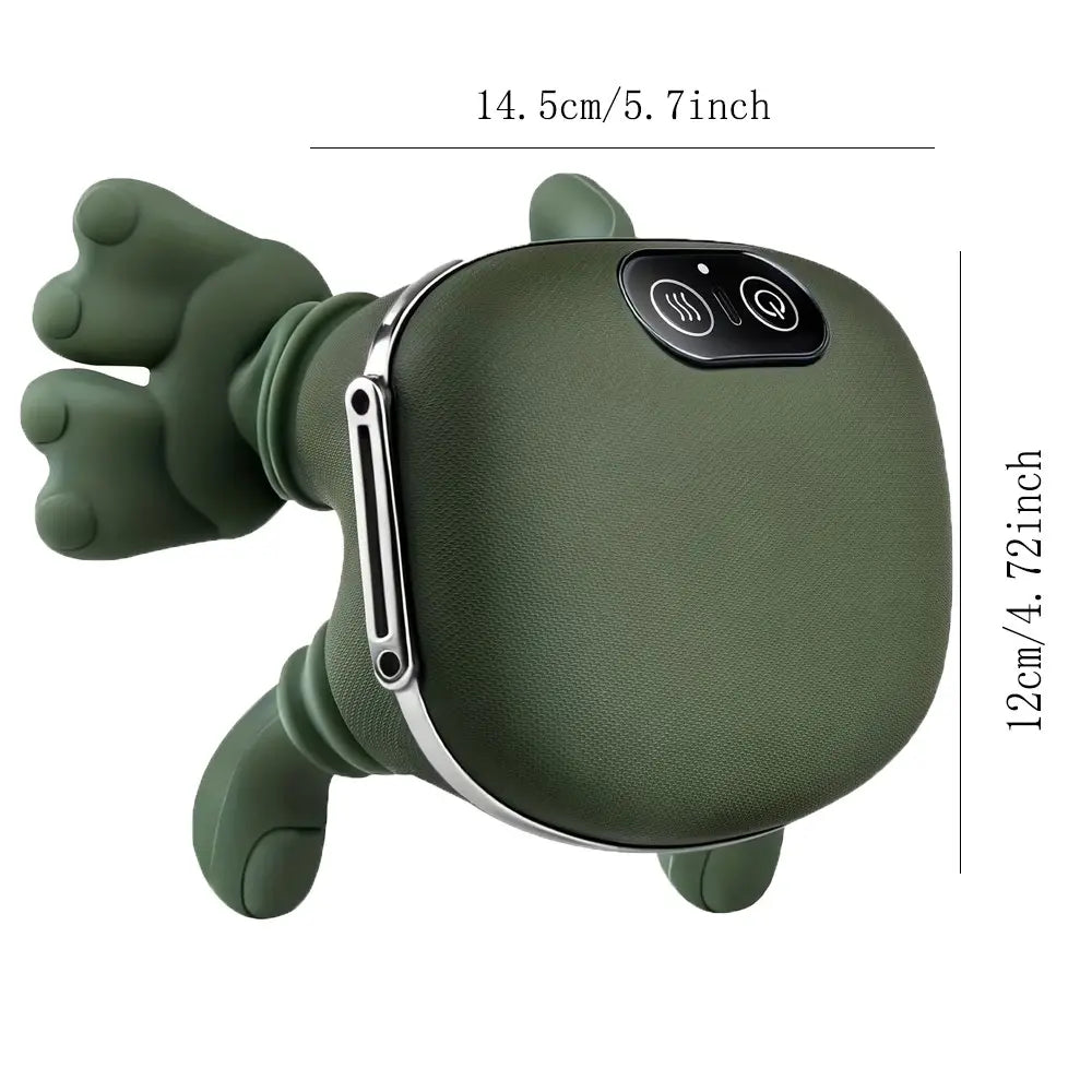 Hand Shoulder Neck Massager, Realistic Hand Massage, Heat Therapy, Finger Pressure, Rechargeable, Christmas Gift, New Year Gift, Valentine'S Day Gift, USB Rechargeable Massagers