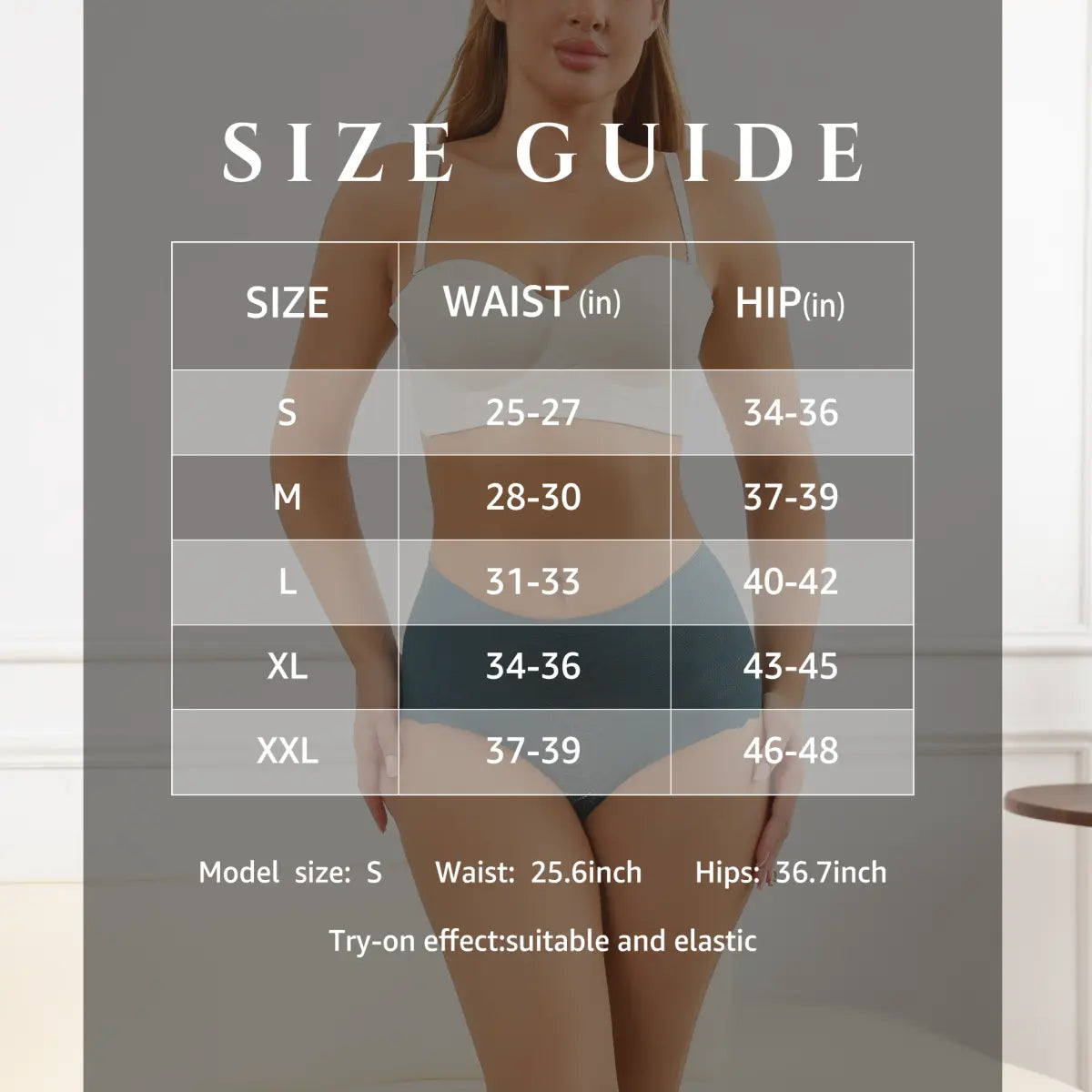 LEVAO High Waist Seamless Lace Panties for Women – Boyshorts No Show Soft Stretch Panties 5 Pack S-XXL