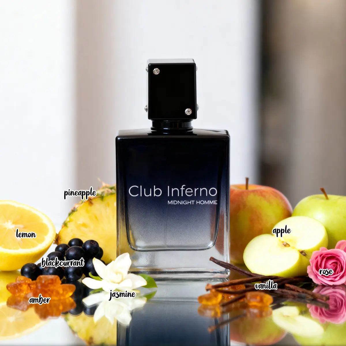 Club Inferno Midnight Homme Eau De Parfum Vaporisateur Natural Spray for Men 100Ml 3.4Fl.Oz.