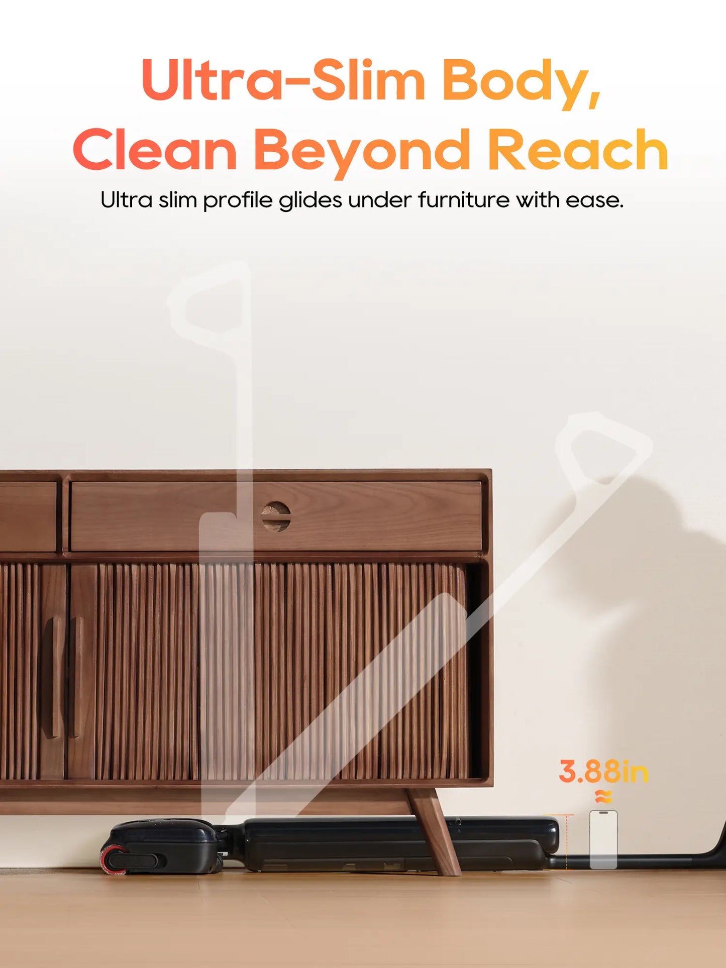 [New Launch] DREAME Aero Wet Dry Vacuum Cleaner, All-In-One Vacuum Mop for Wet & Dry Messes, 0 Hair Residue Great for Pet Owners, One-Press Self-Clean, 180° Lie Flat, 35Mins Runtime for Hard Floor Cleaning