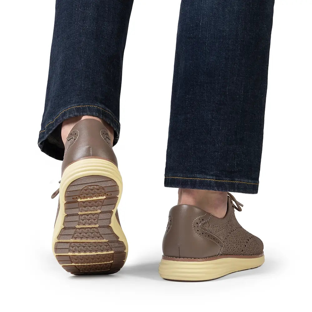【Summervibes】Bruno MARC Men'S Closed Oxfords - Classic, Comfortable Mesh Sneakers, Casual Lace-Up, Lightweight Walking Shoes, Men'S Footwear