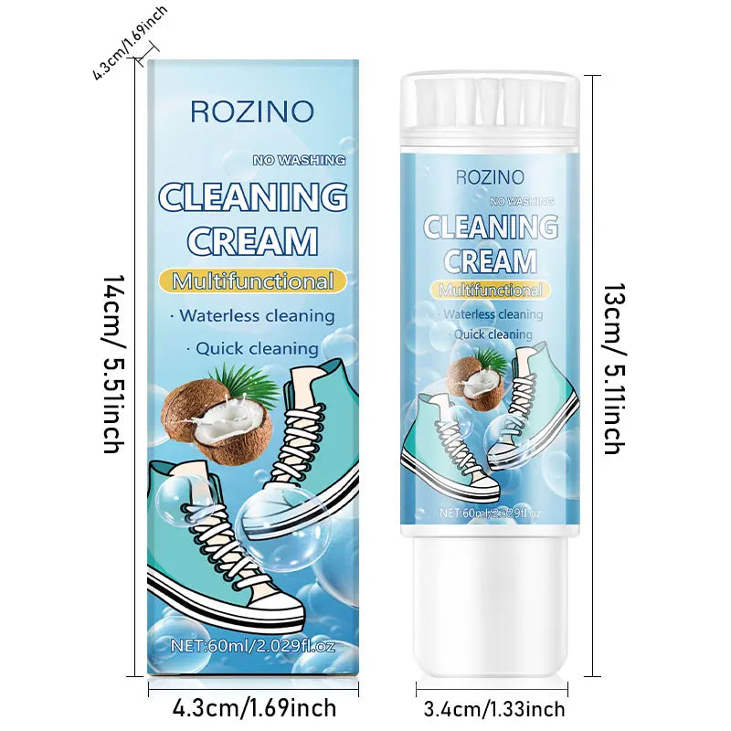 【Mothersdaygift】Multi-Purpose Shoe Cleaning Brush Deep Clean Scrubber for Sneakers Leather & White Shoes Ergonomic Handle Easy Stain Removal Tool Compact Durable Safe for Multiple Materials