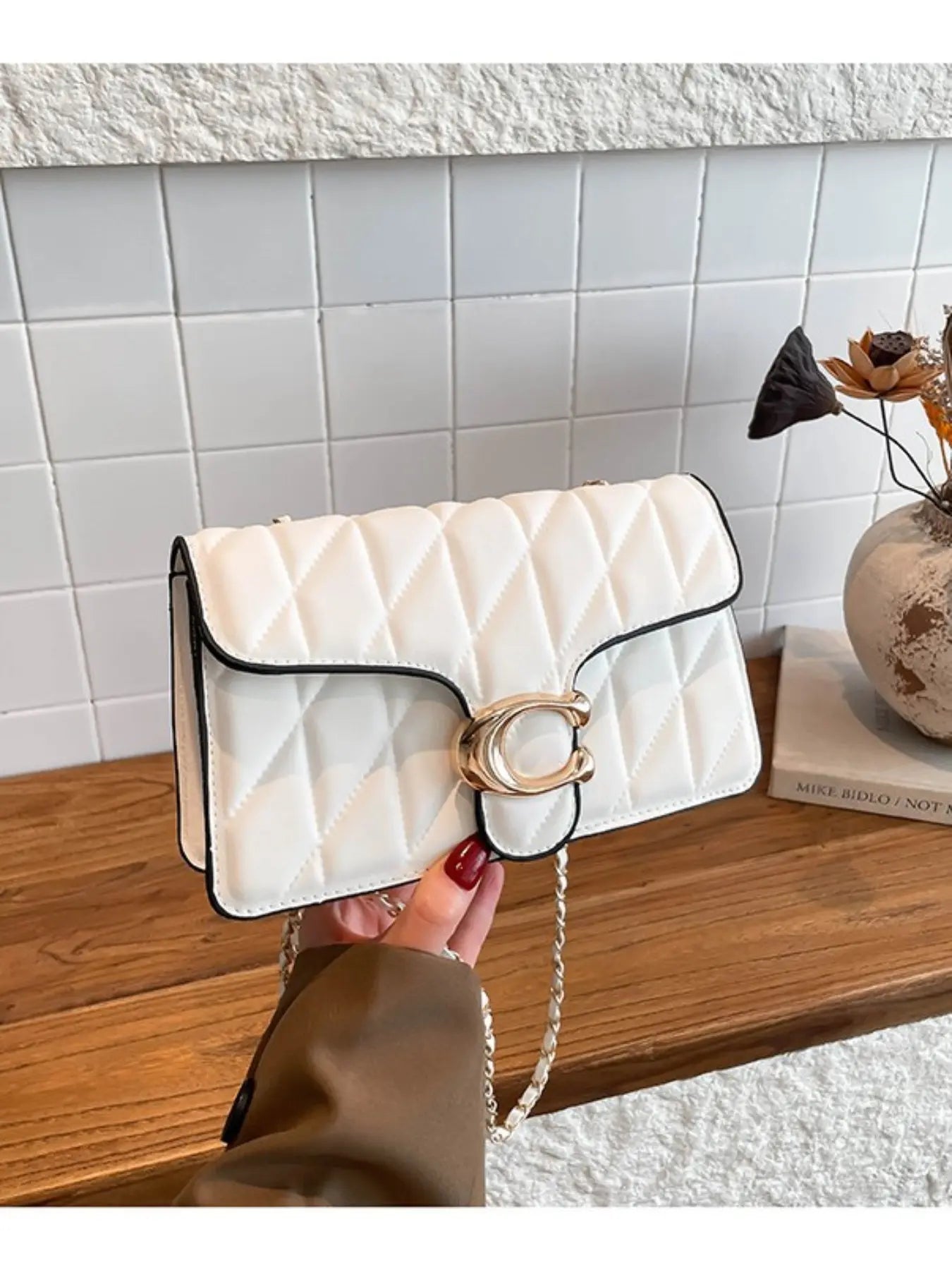 2026 New Fashion Clutch Bag, Small Luxury Rhombus Design, Lightweight Crossbody Shoulder Bag for Women, Trendy Underarm Bag, Casual Shoulder Bag, Crossbody Purse