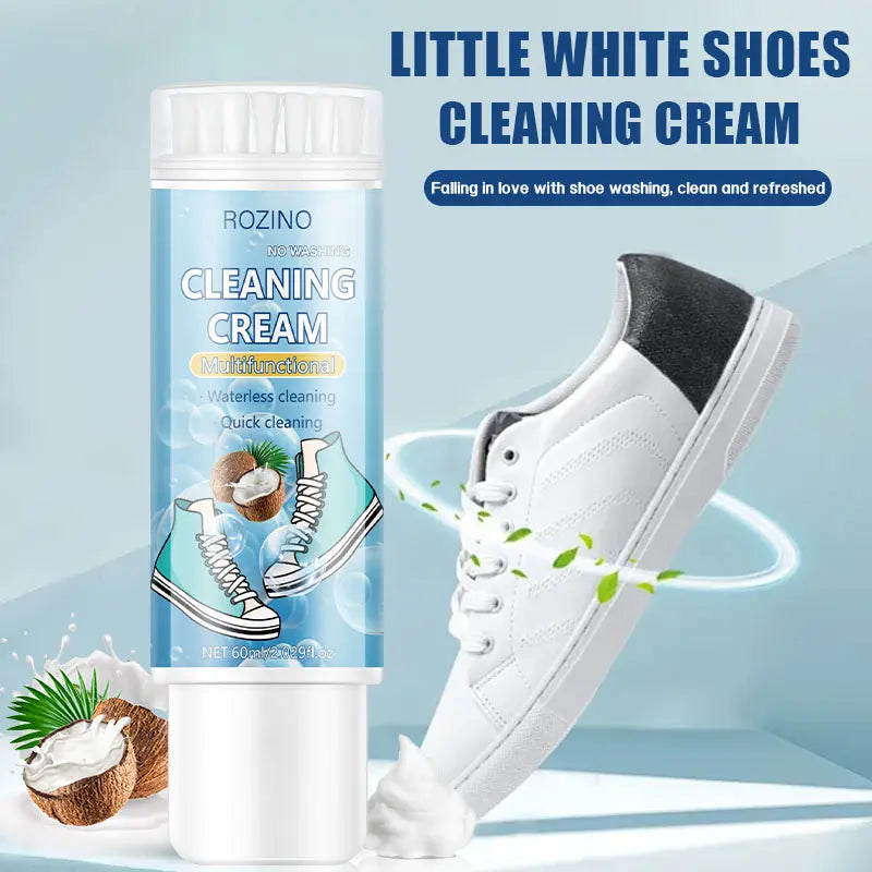 【Mothersdaygift】Multi-Purpose Shoe Cleaning Brush Deep Clean Scrubber for Sneakers Leather & White Shoes Ergonomic Handle Easy Stain Removal Tool Compact Durable Safe for Multiple Materials