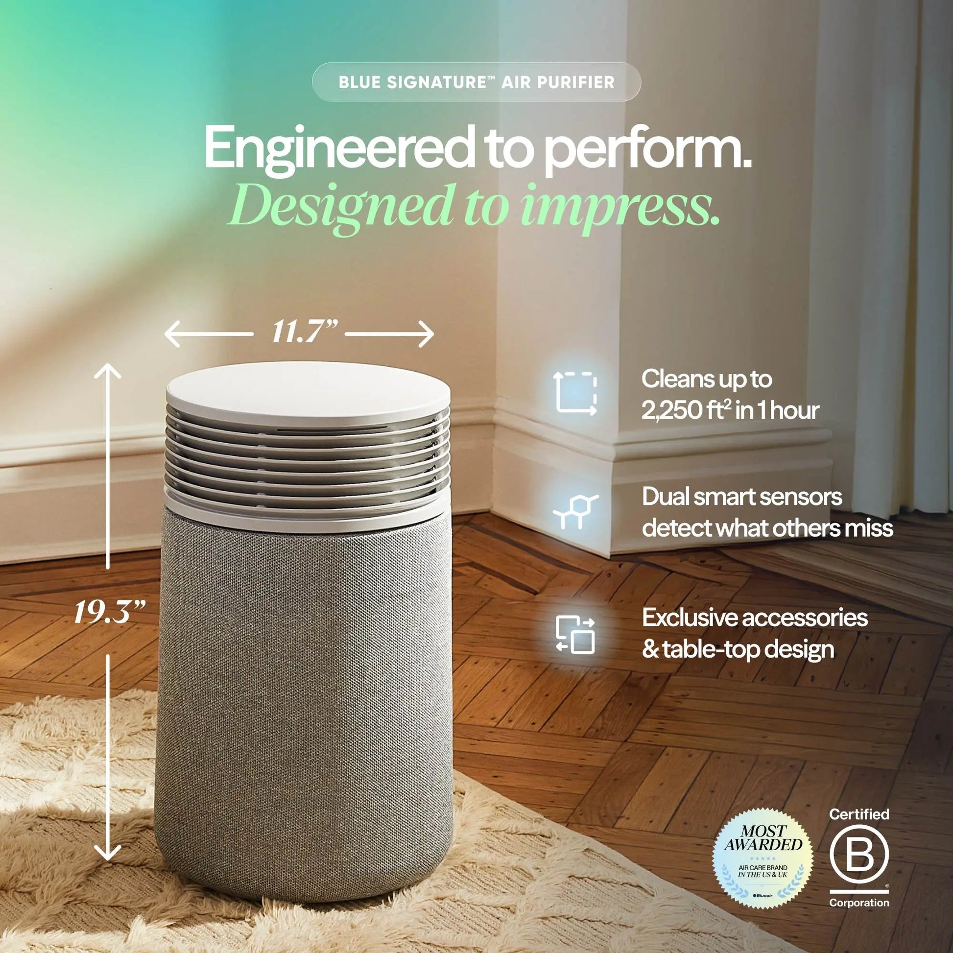 Blue Signature™ Medium Nordic Fog
