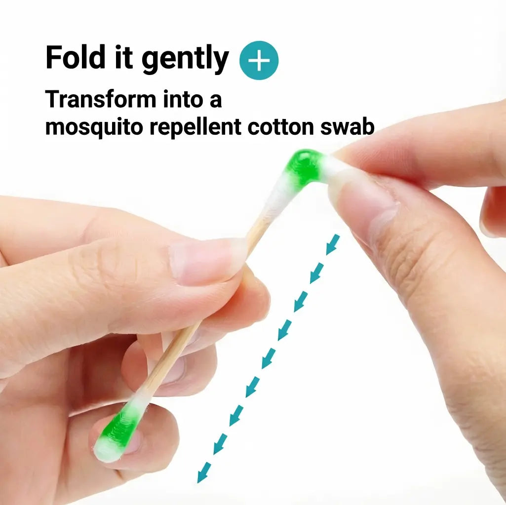 Cotton Swabs,Floral Water Cotton Swabs,And Plant Essential Oil Cotton Swabs Soothe and Relieve Summer Skin Itching.Suitable for Topical Application to the Skin (50 Cotton Swabs).