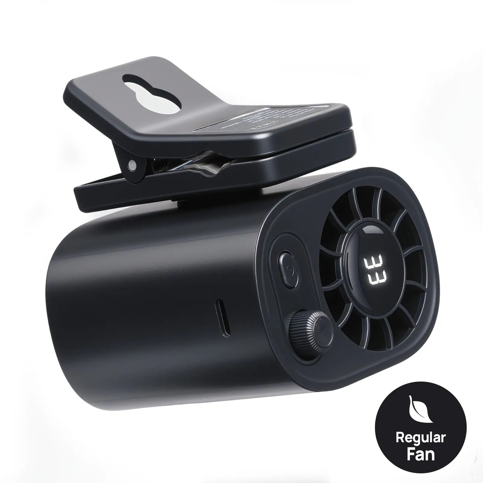 Summervibes JOYTUTUS 2026 Car Clip on Fan with LED Display - 360° Rotation, 100 Speeds Adjustable, USB Rechargeable Personal Summer Clip Fan, 3Hr 1800Mah Battery, Wide Clamp for Car Sun Visor, Car Back Seat, Baby Stroller, Desktop & Multiple Scenes