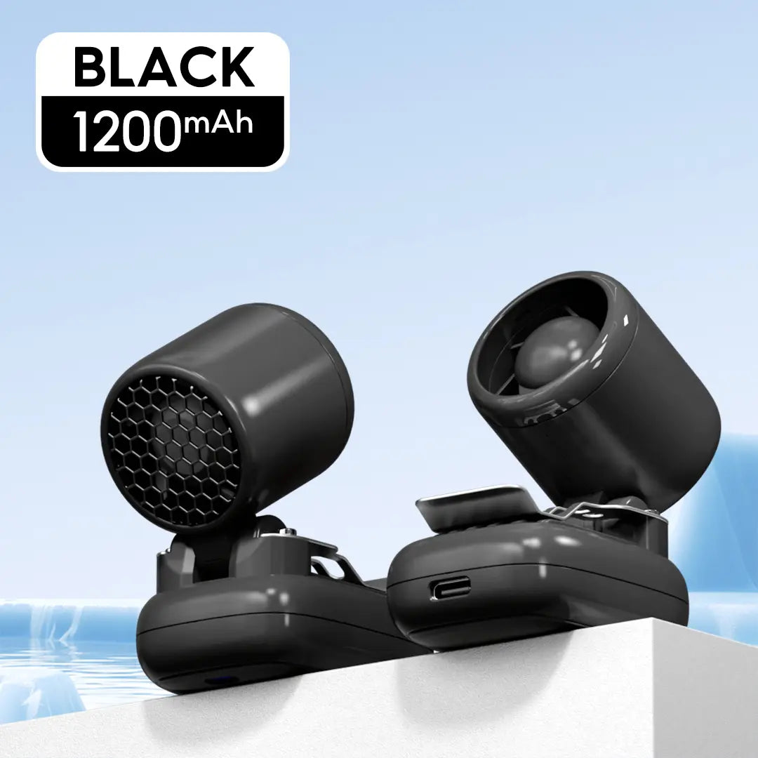 Yodevoe USB Rechargeable Handheld Fan, Portable Cooling Fan, 90° Adjustable Clip-On Fan, Mini and Compact, Suitable for Outdoor Sports and Travel.