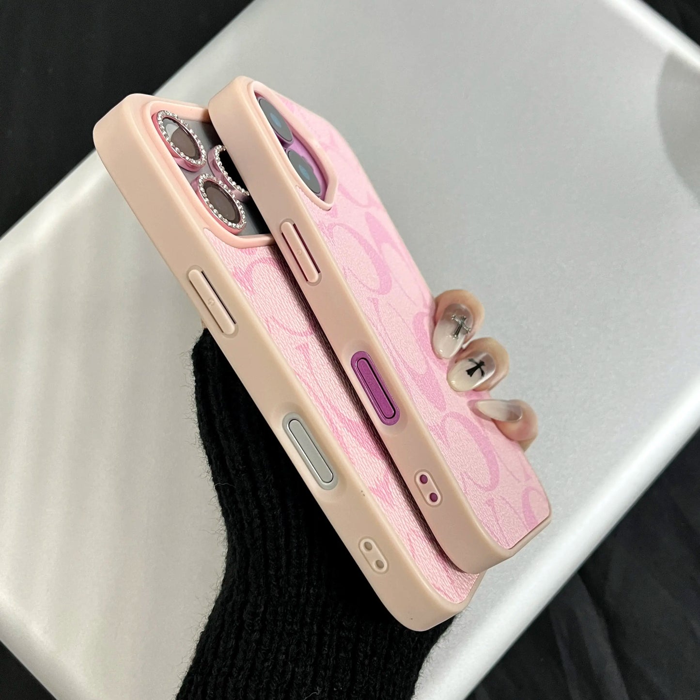 Suitable for Iphone 17，16, 15, 14, 13, 12, 11 Pro Max, High-End Leather Pattern Phone Case, Iphone 16 Plus, 15 plus Leather Phone Case for Both Boys and Girls, Shockproof Phone Case