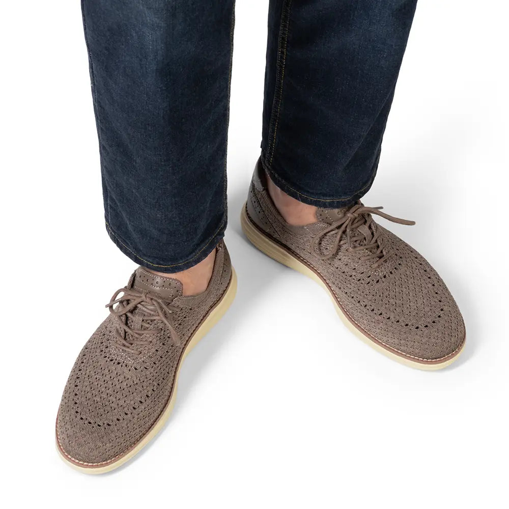 【Summervibes】Bruno MARC Men'S Closed Oxfords - Classic, Comfortable Mesh Sneakers, Casual Lace-Up, Lightweight Walking Shoes, Men'S Footwear