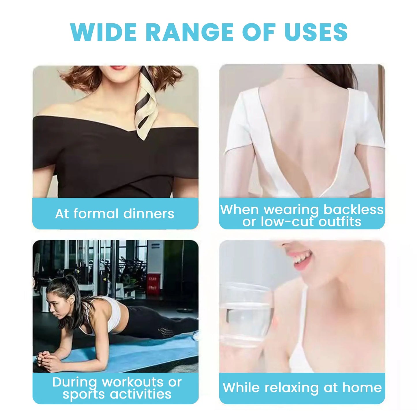 72 Counts Double Sided Fashion Tape for Women, Skin-Friendly Material, Safe for Sensitive Skin, Transparent, No Irritation
