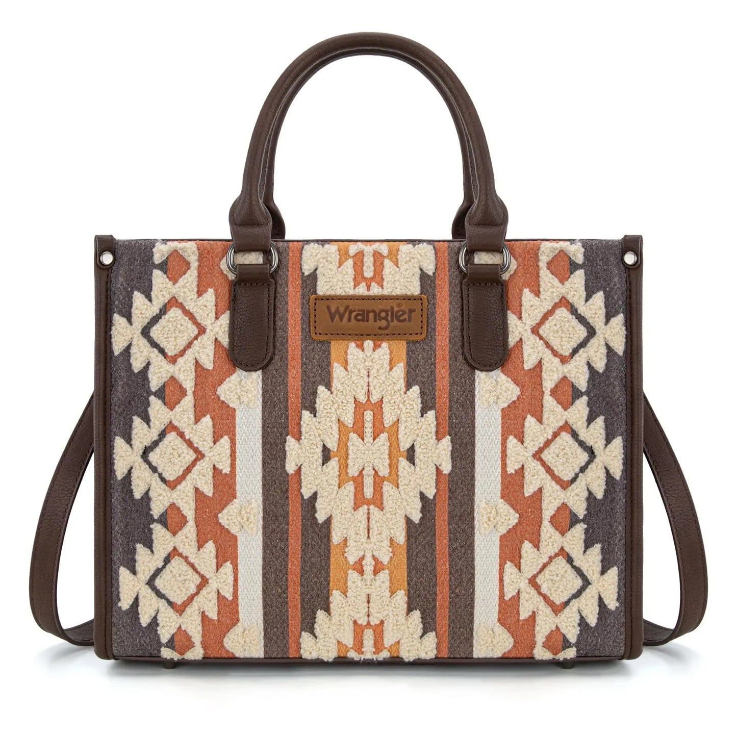 Wrangler Tote Bag for Women Large Purses and Handbags Aztec Top-Handle Bags
