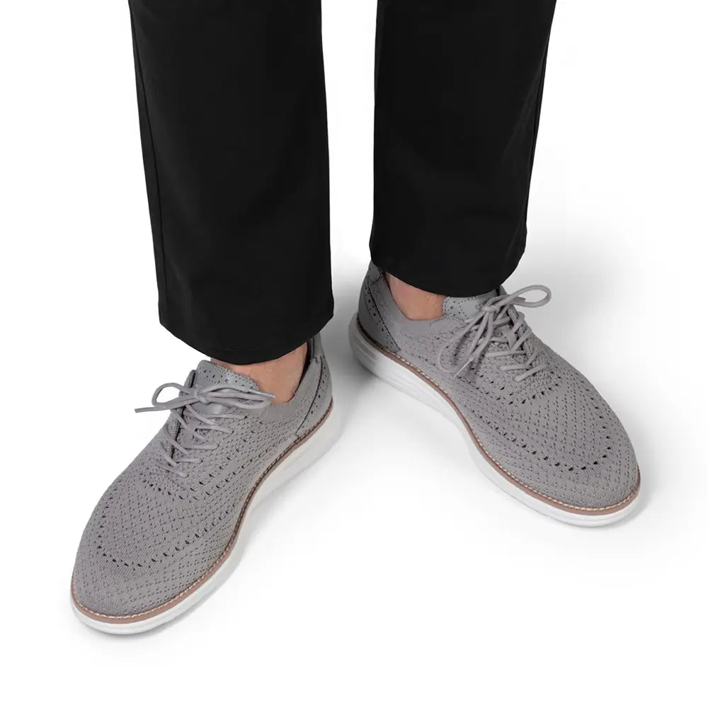 【Summervibes】Bruno MARC Men'S Closed Oxfords - Classic, Comfortable Mesh Sneakers, Casual Lace-Up, Lightweight Walking Shoes, Men'S Footwear