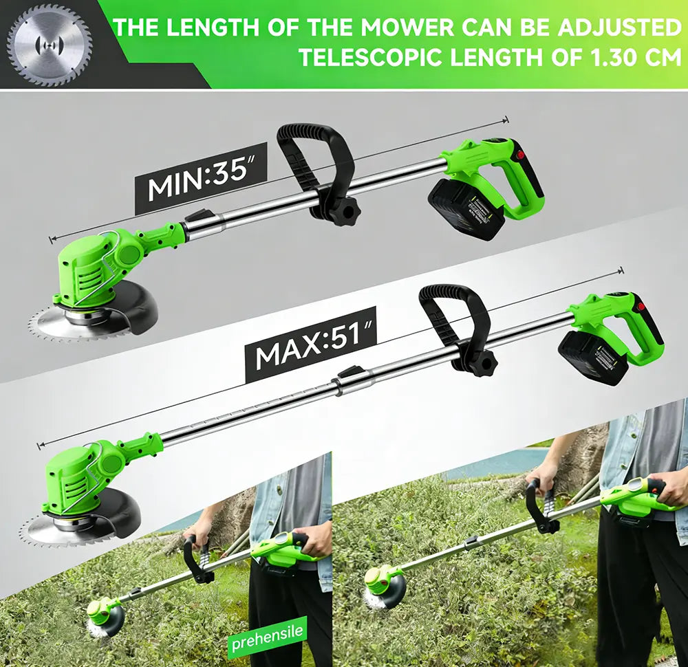 Home-Use Small Lawn Mower, Grass Cutter, Lawn Trimmer, Multi-Functional Lawn Mower, Weed Removal Tool