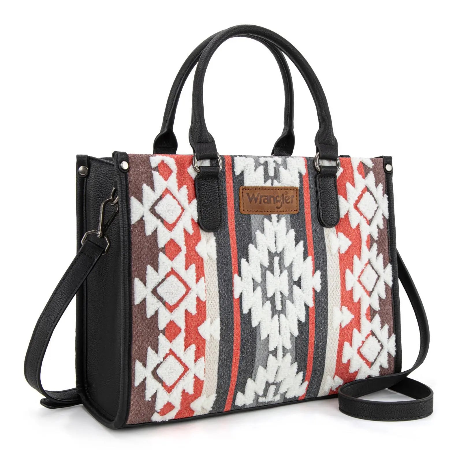 Wrangler Tote Bag for Women Large Purses and Handbags Aztec Top-Handle Bags