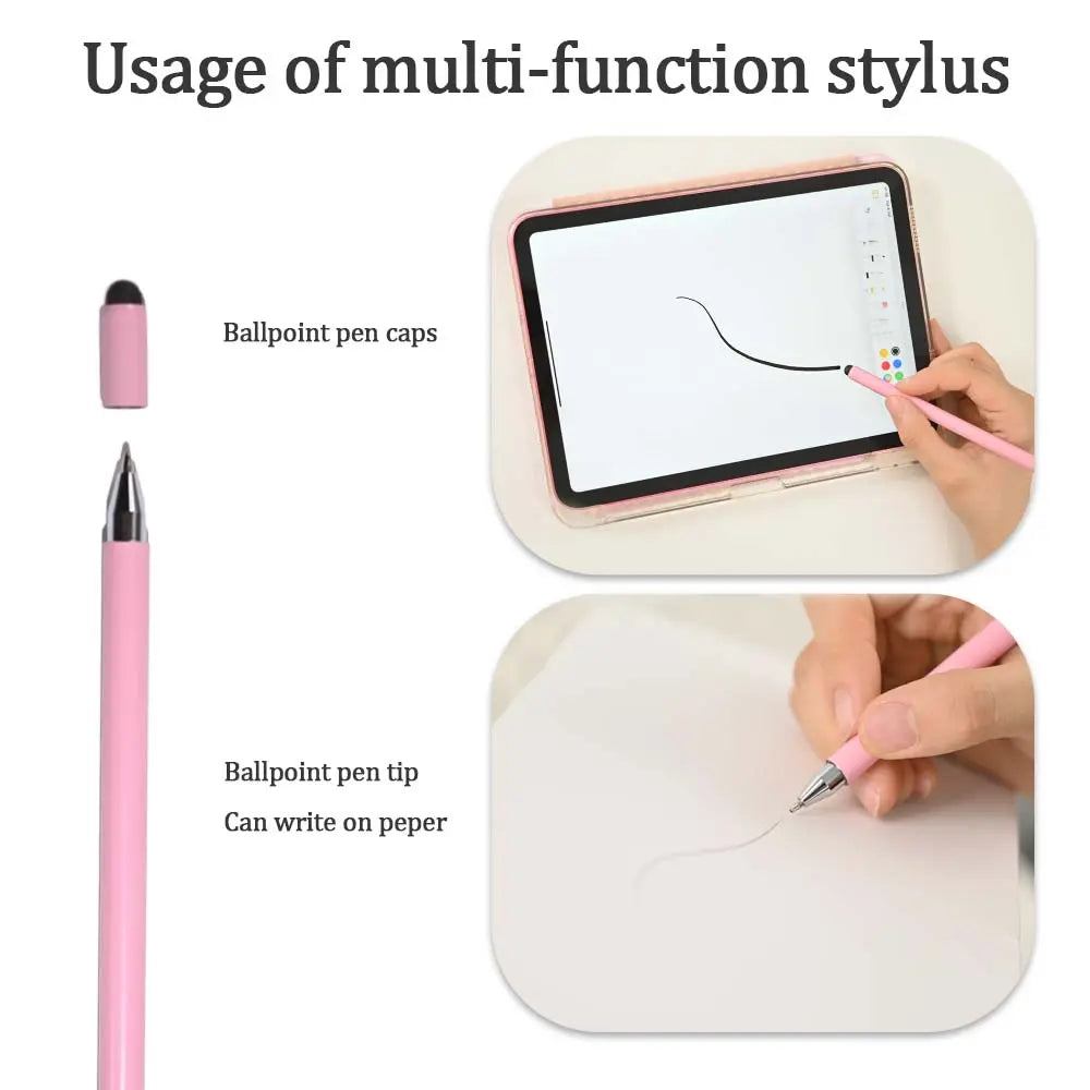 3-In-1 Stylus Pen for Touch Screen, High Precision and Sensitivity, Suitable for Iphone/Ipad/Android Tablets, Compatible with Touch Screens (Pink/Green/White) Mothersdaygift