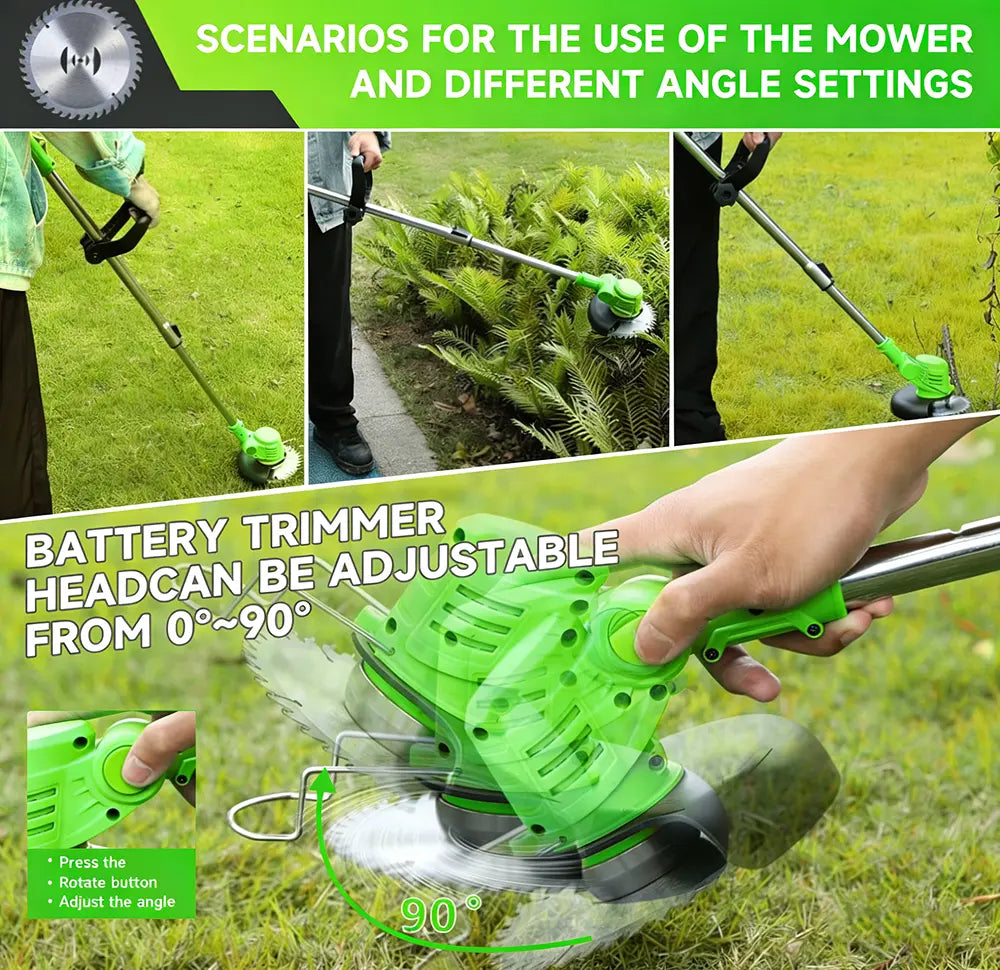 Home-Use Small Lawn Mower, Grass Cutter, Lawn Trimmer, Multi-Functional Lawn Mower, Weed Removal Tool