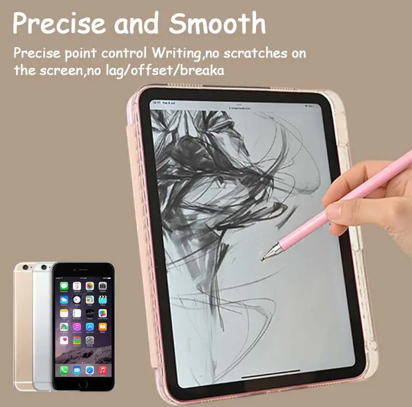 3-In-1 Stylus Pen for Touch Screen, High Precision and Sensitivity, Suitable for Iphone/Ipad/Android Tablets, Compatible with Touch Screens (Pink/Green/White) Mothersdaygift