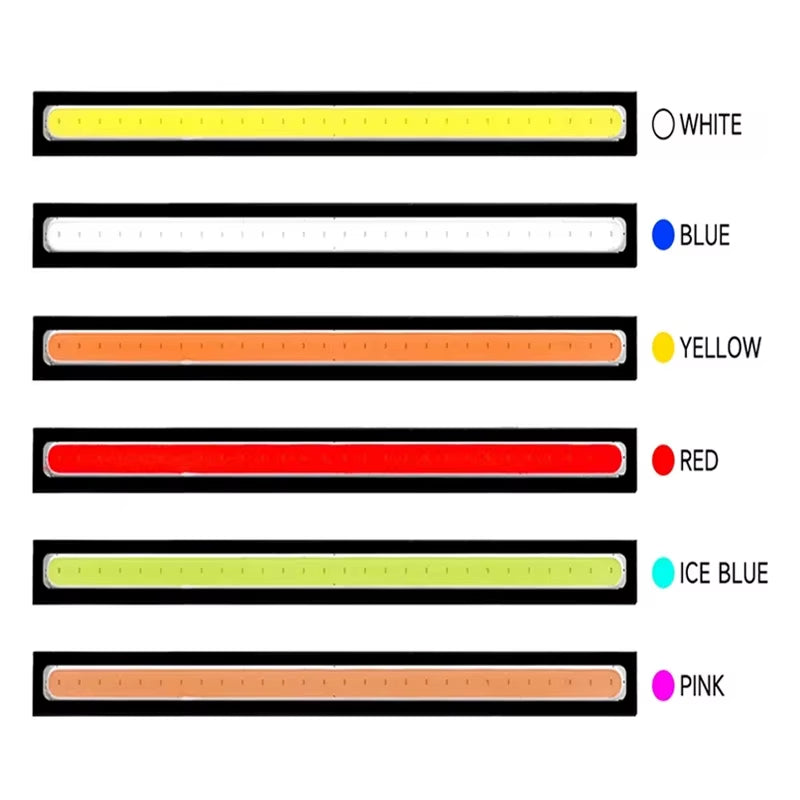 2Pcs 17Cm Universal Waterproof Daytime Running Lights COB Fog Lamp Car Styling Led Day Light DRL Lamp Fog Bar Lamp Strip Lights
