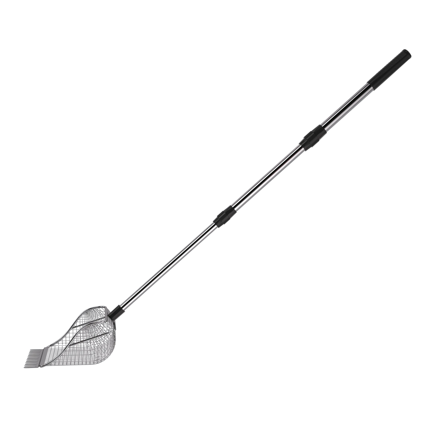 Chicken Poop Scooper, Rake&Scoop 2-In-1,Adjustable Telescopic Less Weight Handle,Sifting Shovel Litter Scooper for Chick Poultry Waste Clean at Coop Home Backyard Farm
