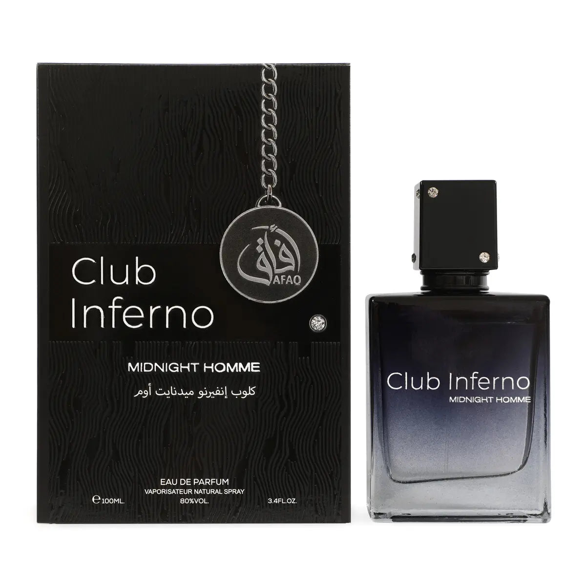 Club Inferno Midnight Homme Eau De Parfum Vaporisateur Natural Spray for Men 100Ml 3.4Fl.Oz.
