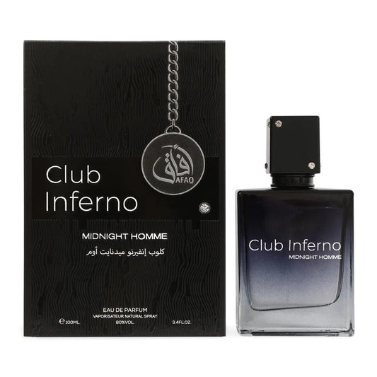 Club Inferno Midnight Homme Eau De Parfum Vaporisateur Natural Spray for Men 100Ml 3.4Fl.Oz.