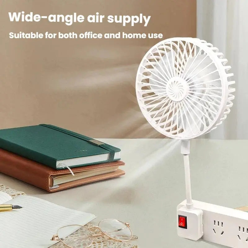 Portable Home Bedroom Fan with Space for Aromatherapy Tablets, 360-Degree Rotation, Flexible Gooseneck Plug, Energy-Saving Desktop Fan, Suitable for Kitchen, Bathroom, Dormitory, and Office — the Perfect Gift for Summer.