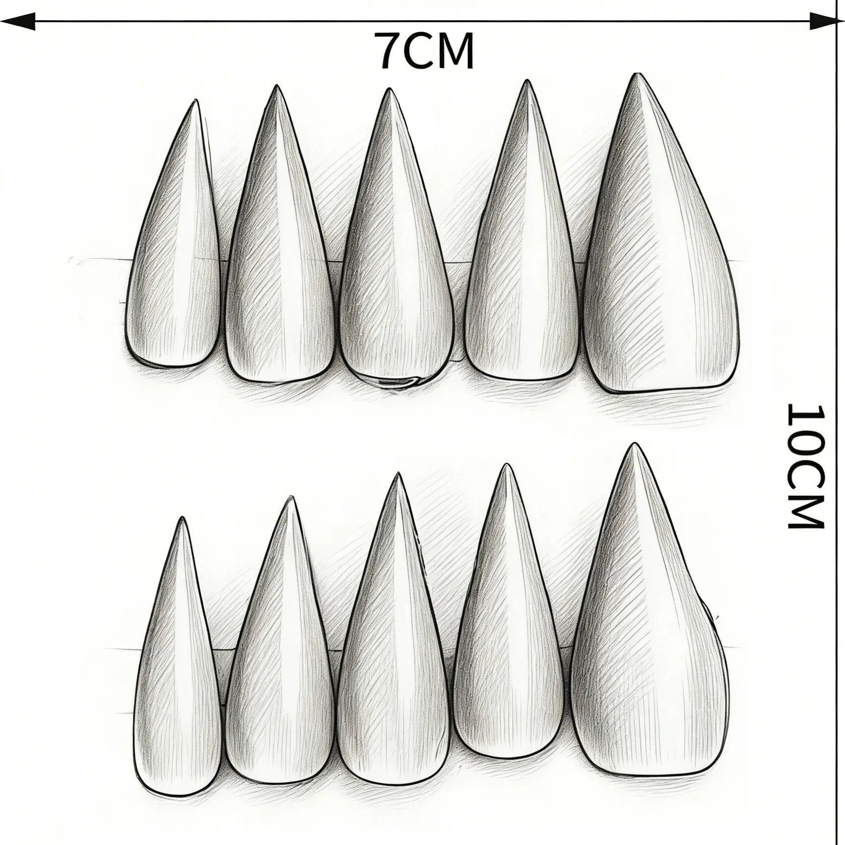 Handmade Ice Short Cat Eye Nail Tips, Removable Glossy Fake Nails, Enhancing, Single Item, Glittering Fake Nails, Non-Flammable Liquid