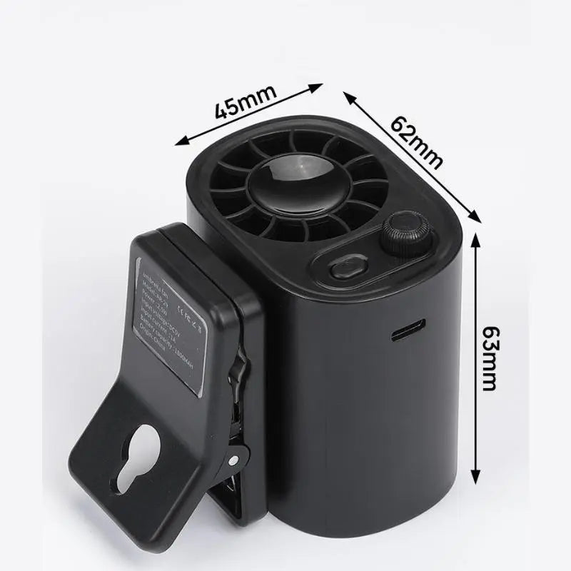 Summervibes JOYTUTUS 2026 Car Clip on Fan with LED Display - 360° Rotation, 100 Speeds Adjustable, USB Rechargeable Personal Summer Clip Fan, 3Hr 1800Mah Battery, Wide Clamp for Car Sun Visor, Car Back Seat, Baby Stroller, Desktop & Multiple Scenes