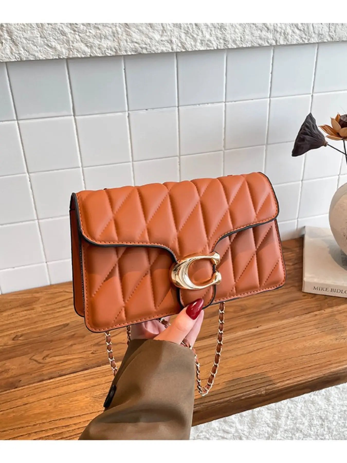 2026 New Fashion Clutch Bag, Small Luxury Rhombus Design, Lightweight Crossbody Shoulder Bag for Women, Trendy Underarm Bag, Casual Shoulder Bag, Crossbody Purse