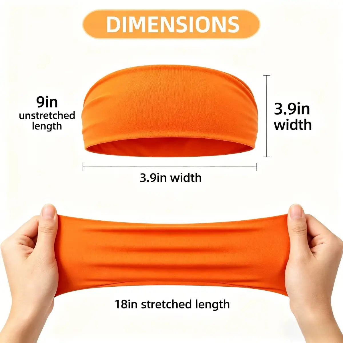 12-Pack No-Slip Elastic Fashion Headbands for Women, Sports Headbands for Workout & Daily Use